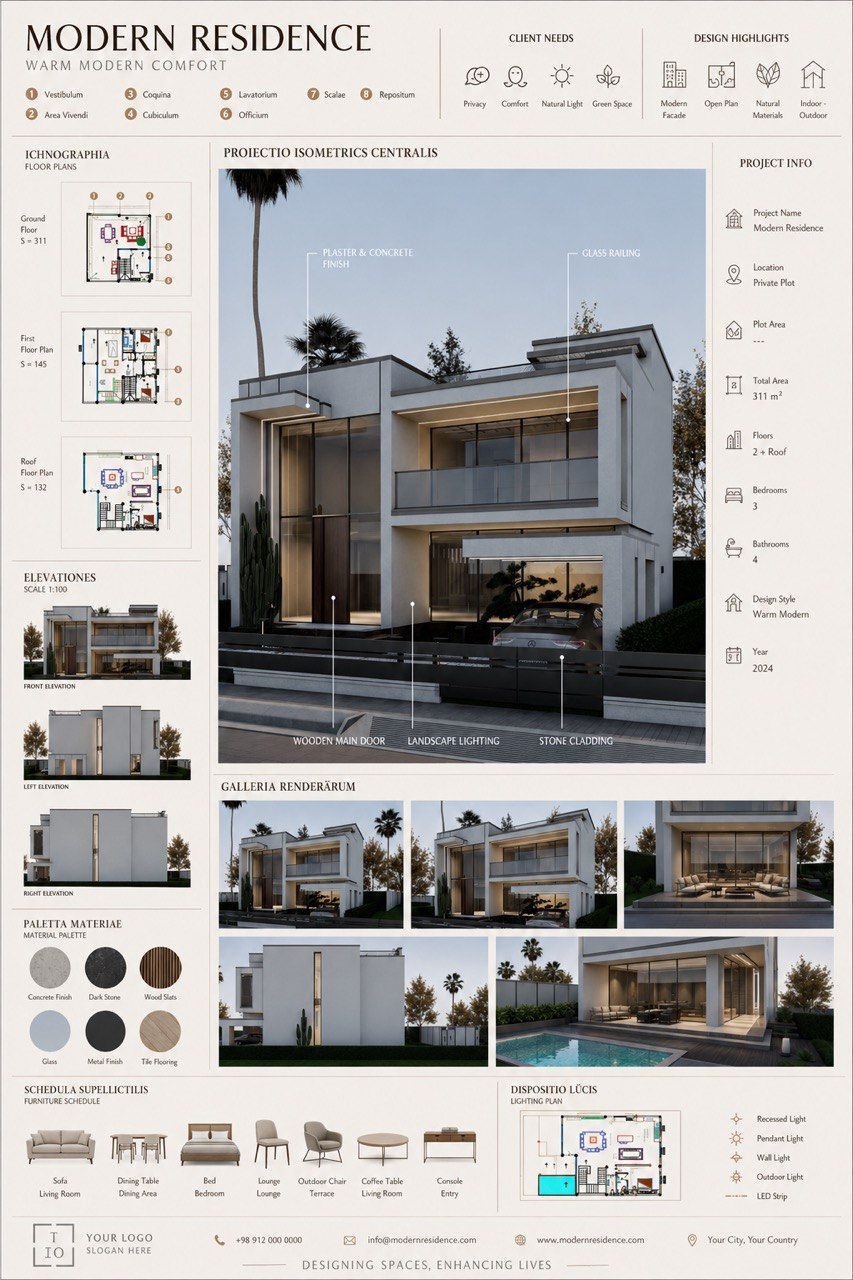 طراوت شمال - پروژه Villa type A